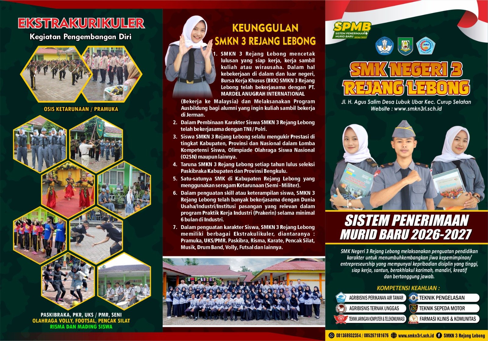 Disiplin, Berani, & Berprestasi: Cara SMKN 3 Rejang Lebong Membentuk Kamu